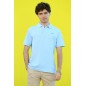 PORTIER HOMBRE POLO "CLASSIC PORTIER" - CELESTE