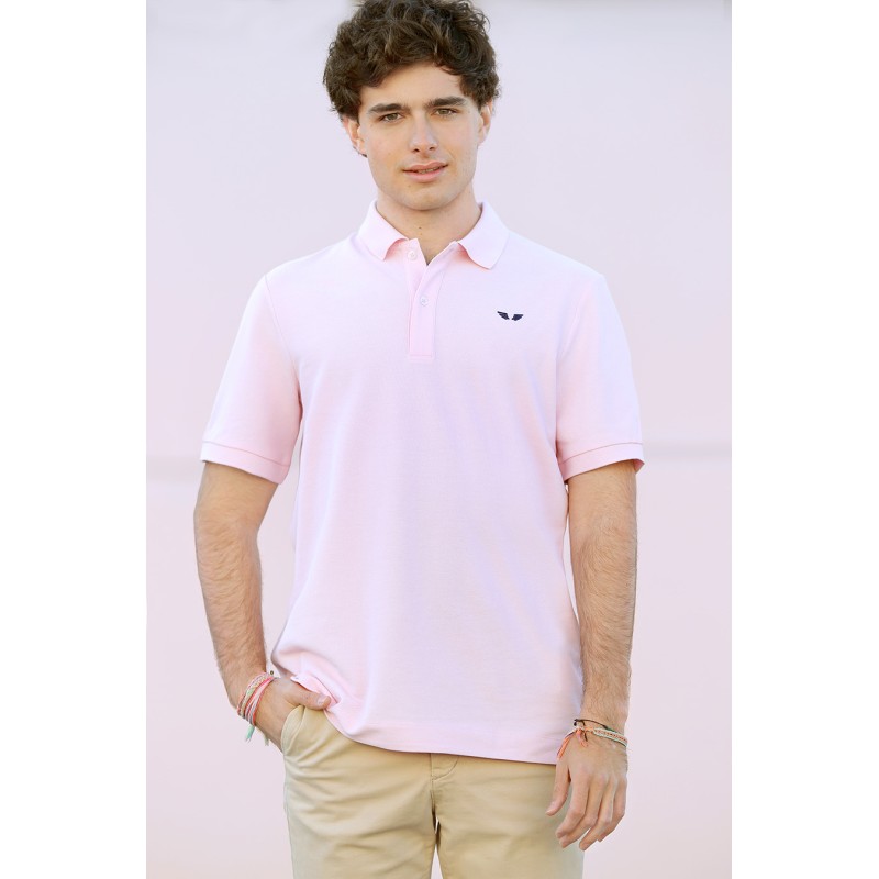 PORTIER HOMBRE POLO "CLASSIC PORTIER - ROSA