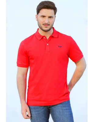 PORTIER HOMBRE POLO "CLASSIC PORTIER" - ROJO