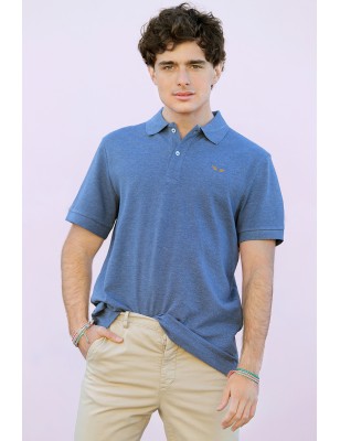 PORTIER HOMBRE POLO "CLASSIC PORTIER" - AZUL LAVADO