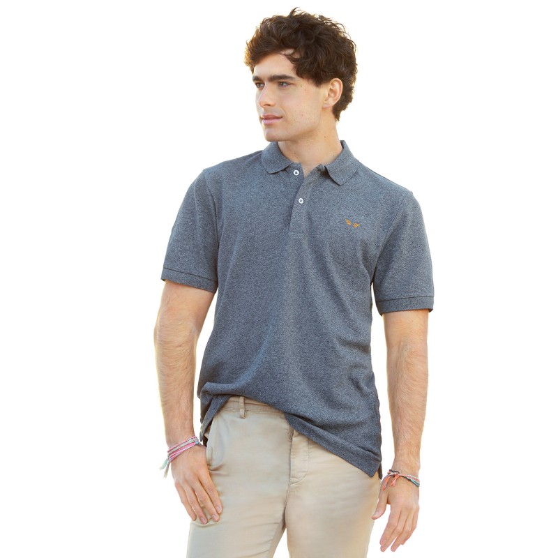 PORTIER HOMBRE POLO "CLASSIC PORTIER" - GRIS LAVADO