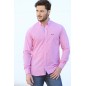 PORTIER HOMBRE CAMISA "VICHY CONTRASTE" - ROSA