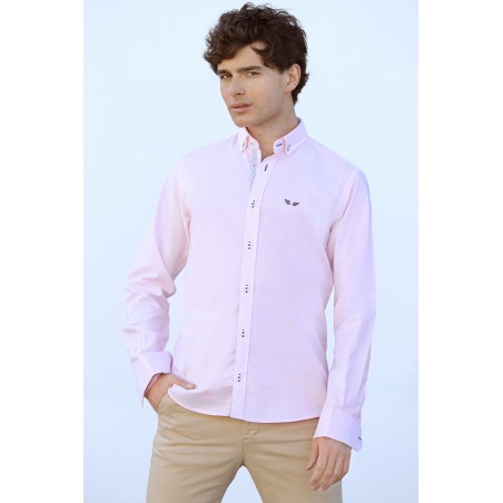 PORTIER HOMBRE CAMISA "CLASSIC OXFORD" - ROSA